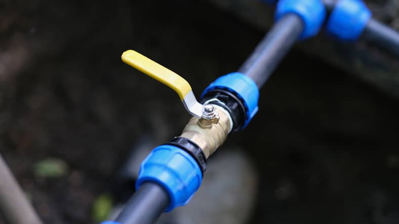 Valvola a sfera per irrigazione
